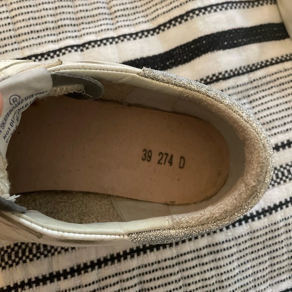 Golden Goose White and Gray Sneakers - Picture 8 of 9